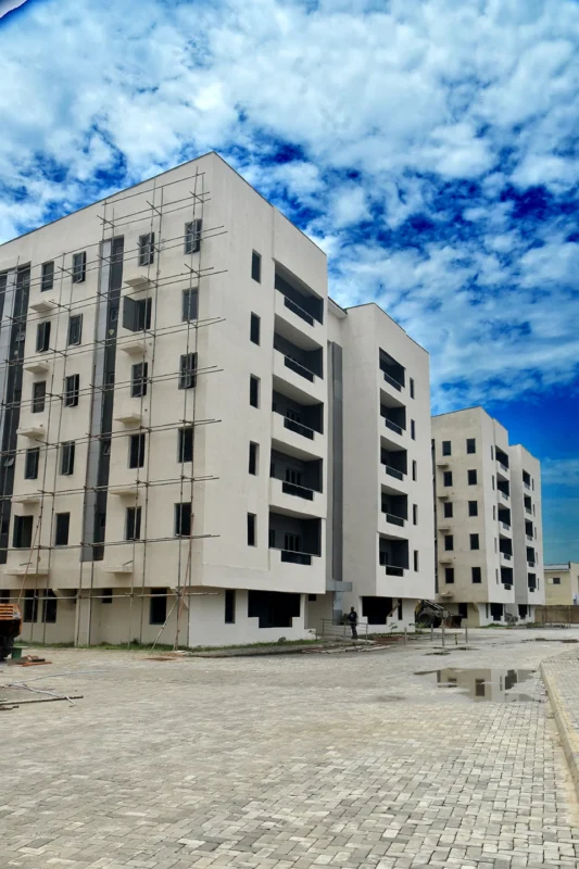 Magamound Estate, Surulere, Lagos painted with Septem Paints, view 2
